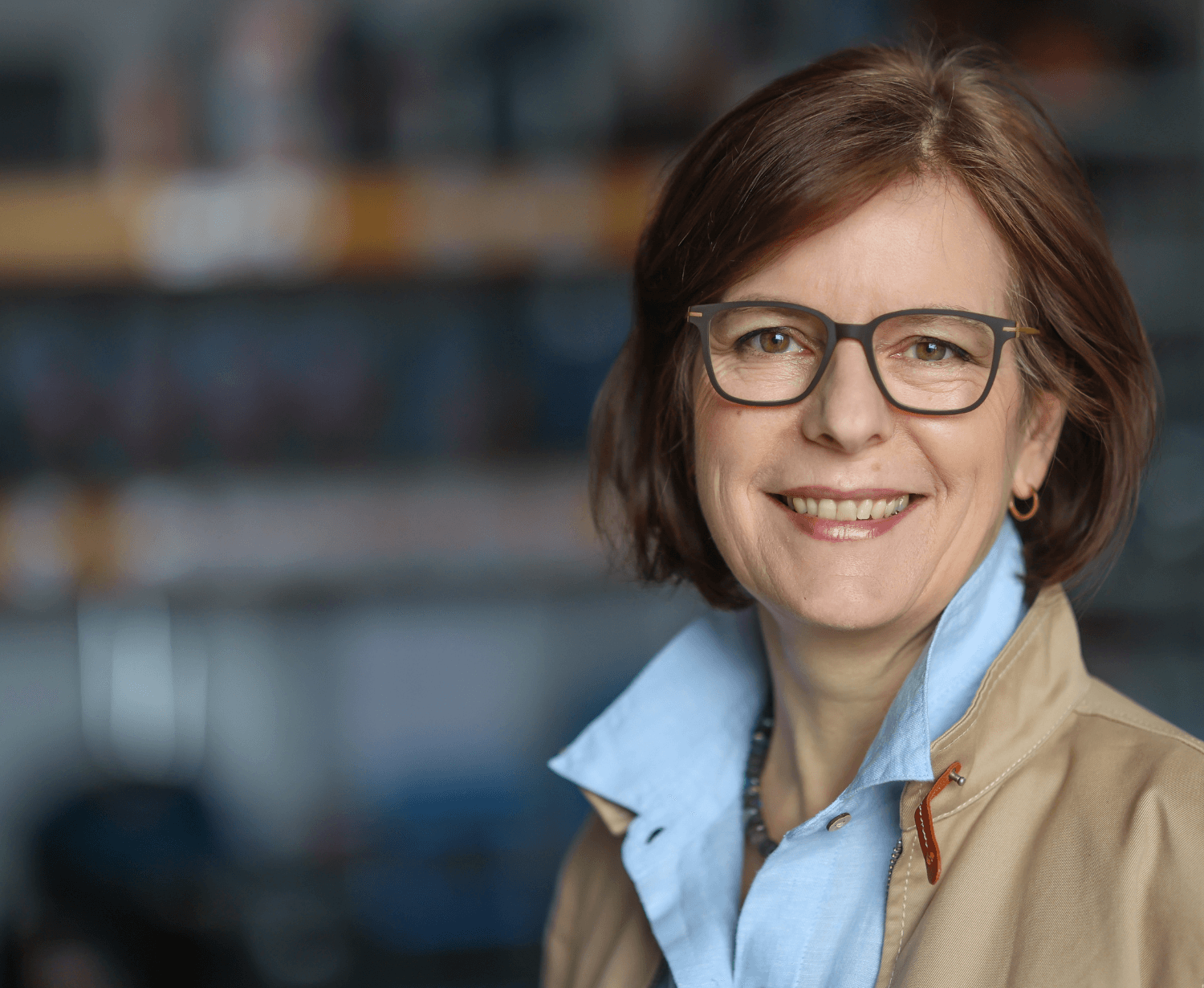 EAA-Fachberaterin Dorothée Schartz, IHK Mittlerer Niederrhein | © Rupert Oberhäuser Das Foto zeigt die EAA-Fachberaterin Dorothée Schartz von der Industrie- und Handelskammer Mittlerer Niederrhein.