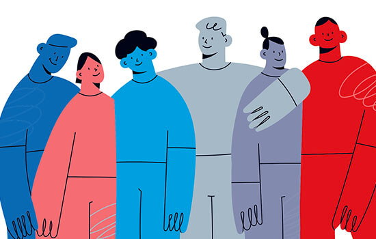 Personenicon | @CWH Ein Icon das Illustrierte Personensilhouetten zeigt.